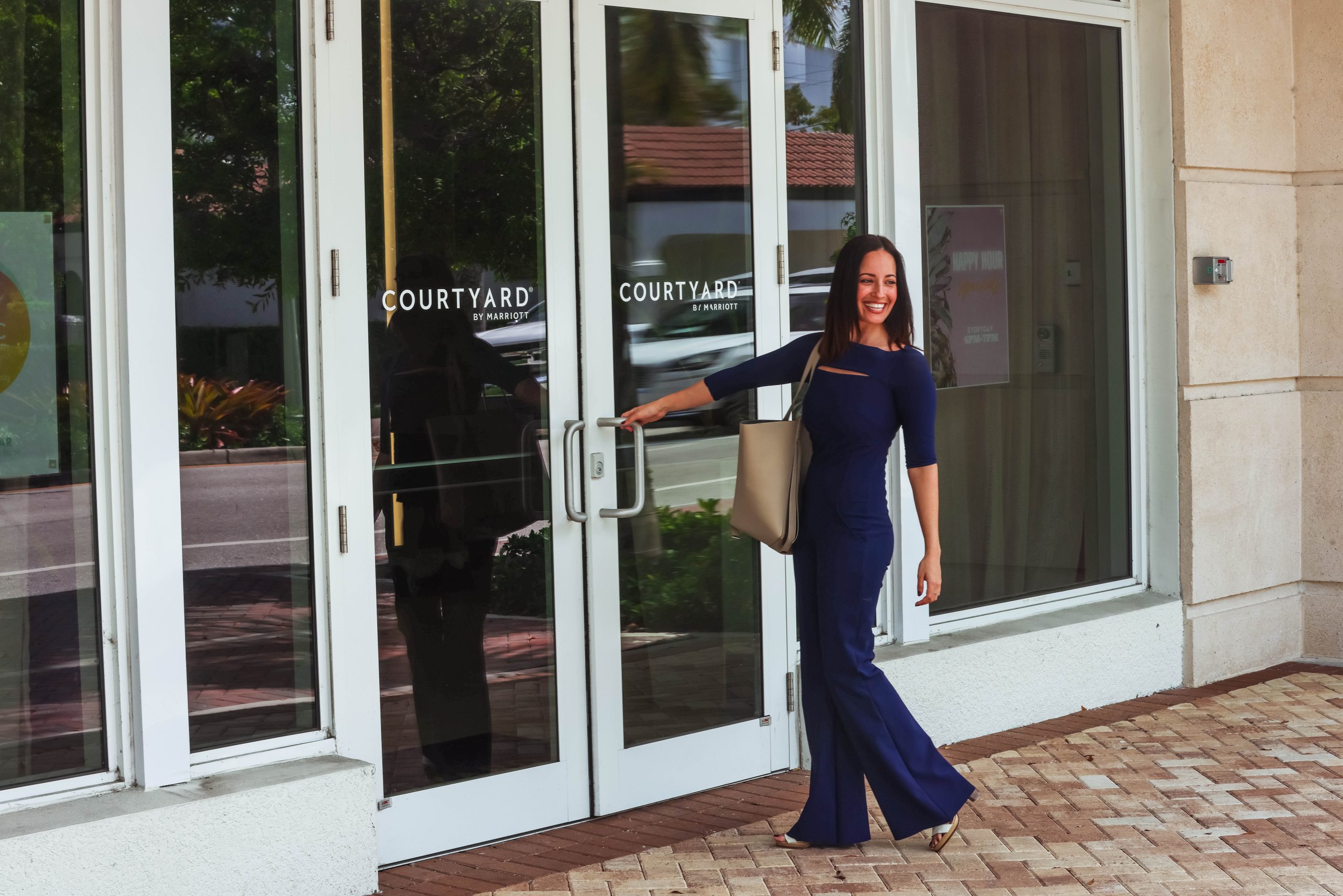 Hotel marketing creative showing campaign visuals to drive direct bookings in South Florida.
