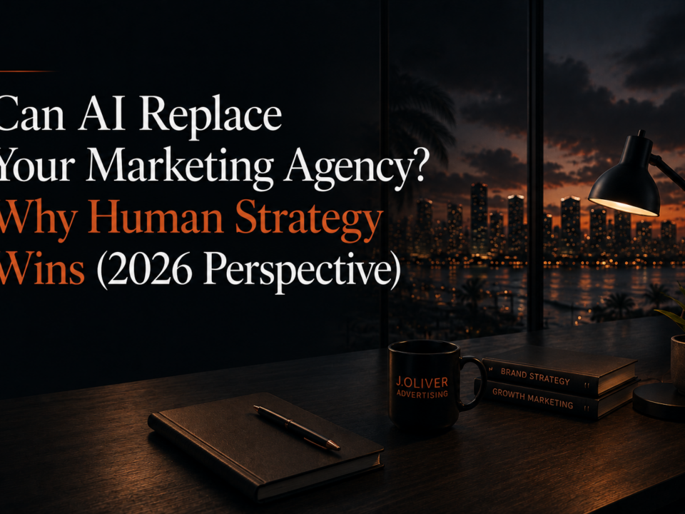 Blog 30 image for J Oliver Advertising titled Can Ai replace your marketing agency